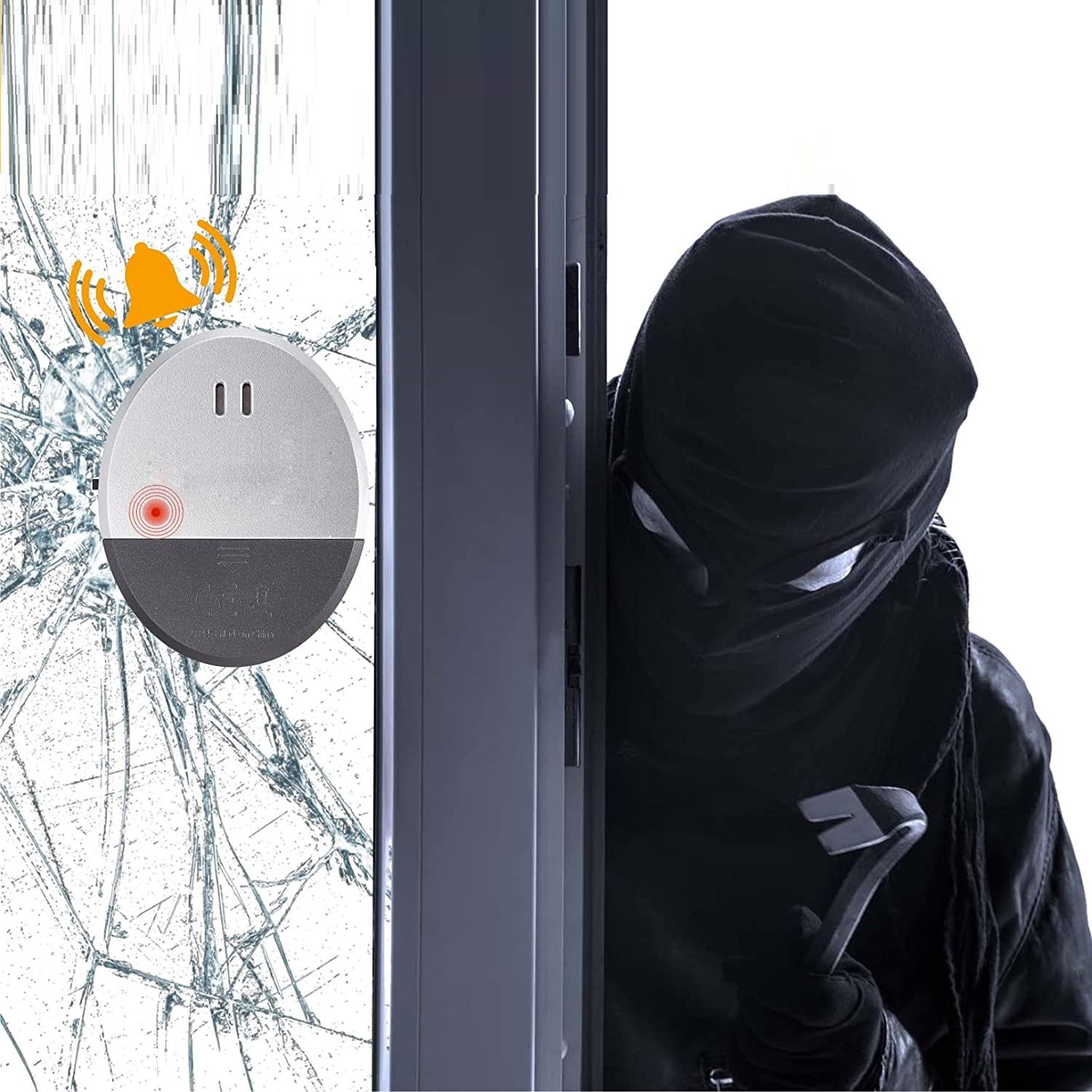 125dB Home House Intrusion Window Door Burglar Alarm Wireless Doors and Windows Vibration Personal Alarms Door Security Sensor