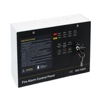 Home Security System 1/4/8/16 Zone Fire Alarm Control Panel Customizable Alarm Systems