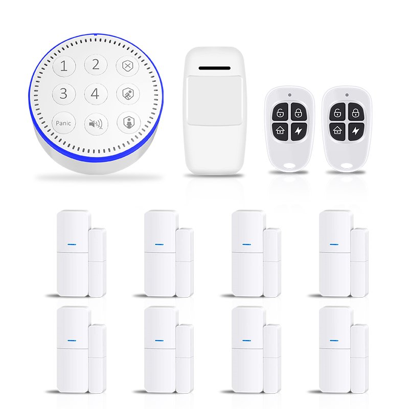 Tuya Home Security System WiFi Wireless Home Alarm System Alarm Kit With Siren Water Leakage Sensor Instant Remote App