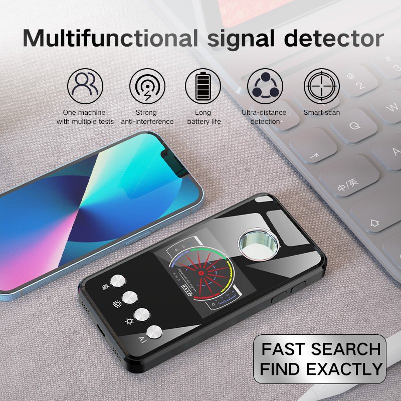 New Material T2 Intelligent long standby ca,era detection precise detect outdoors alarm system rf signal bug detector
