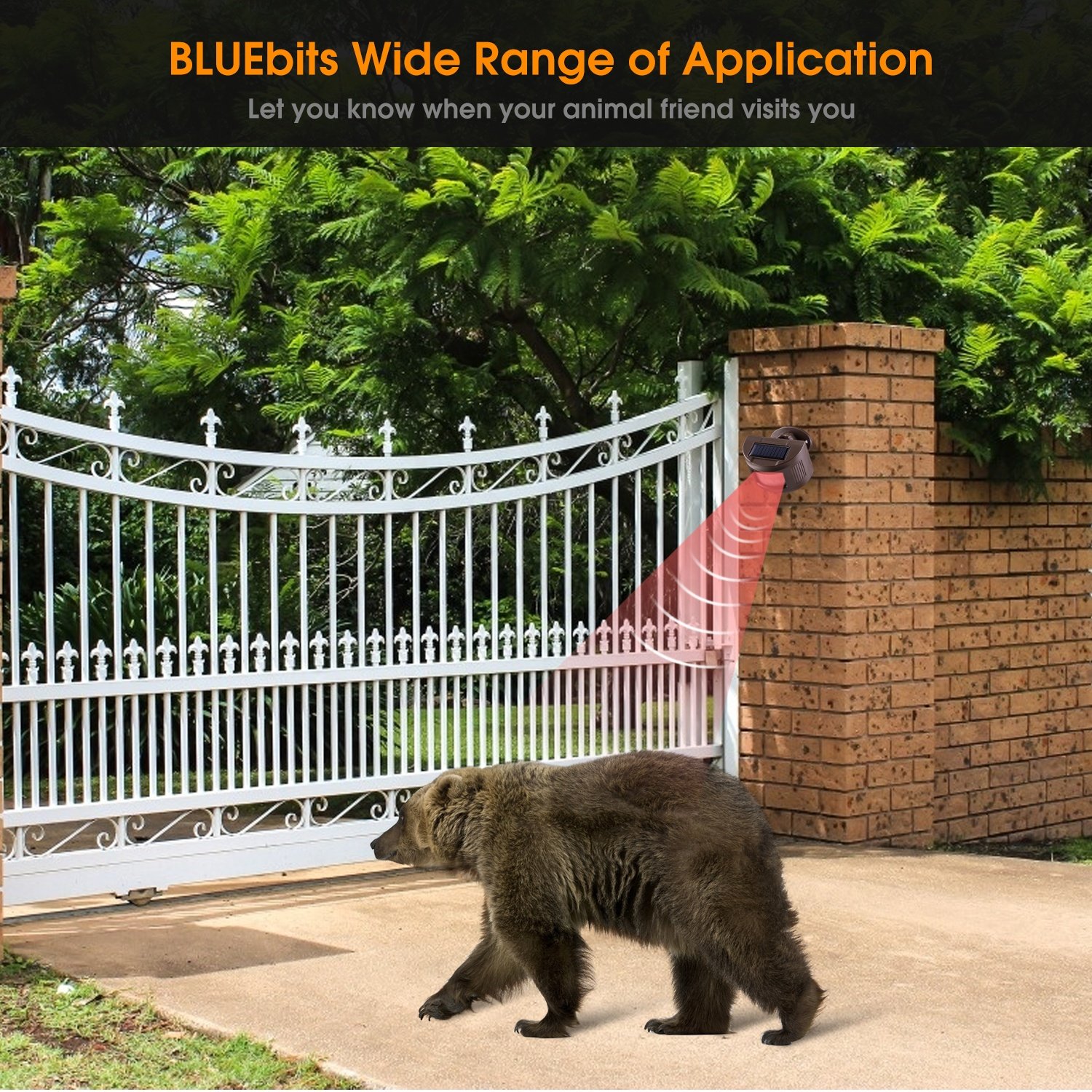 Best Popular Solar Wireless Weatherproof Outdoor Motion Sensor Burglar Home Alarm System for Driveway Alarm