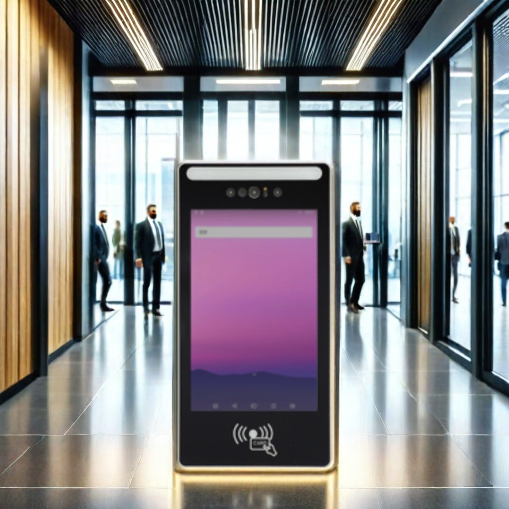 Employee Time Attendance Access Control System Wifi TCP IP 8 Inch Dynamic Face Recognition Biometric Machine