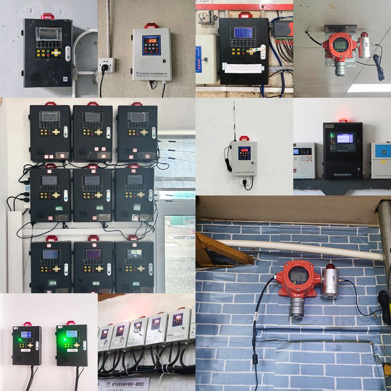 Multi-channel gas alarm control panel for gas leak detector NO SO2 CO CO2 CH4 Analyzer