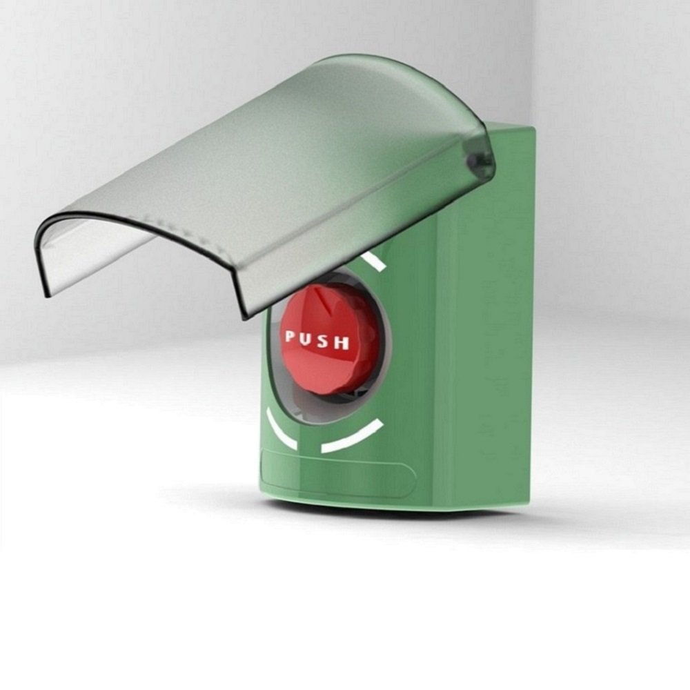 Mushroom Panic Button Low Power Wireless Duress Lock down Switch for Outdoor Use OEM ODM Supported Direct Export from India