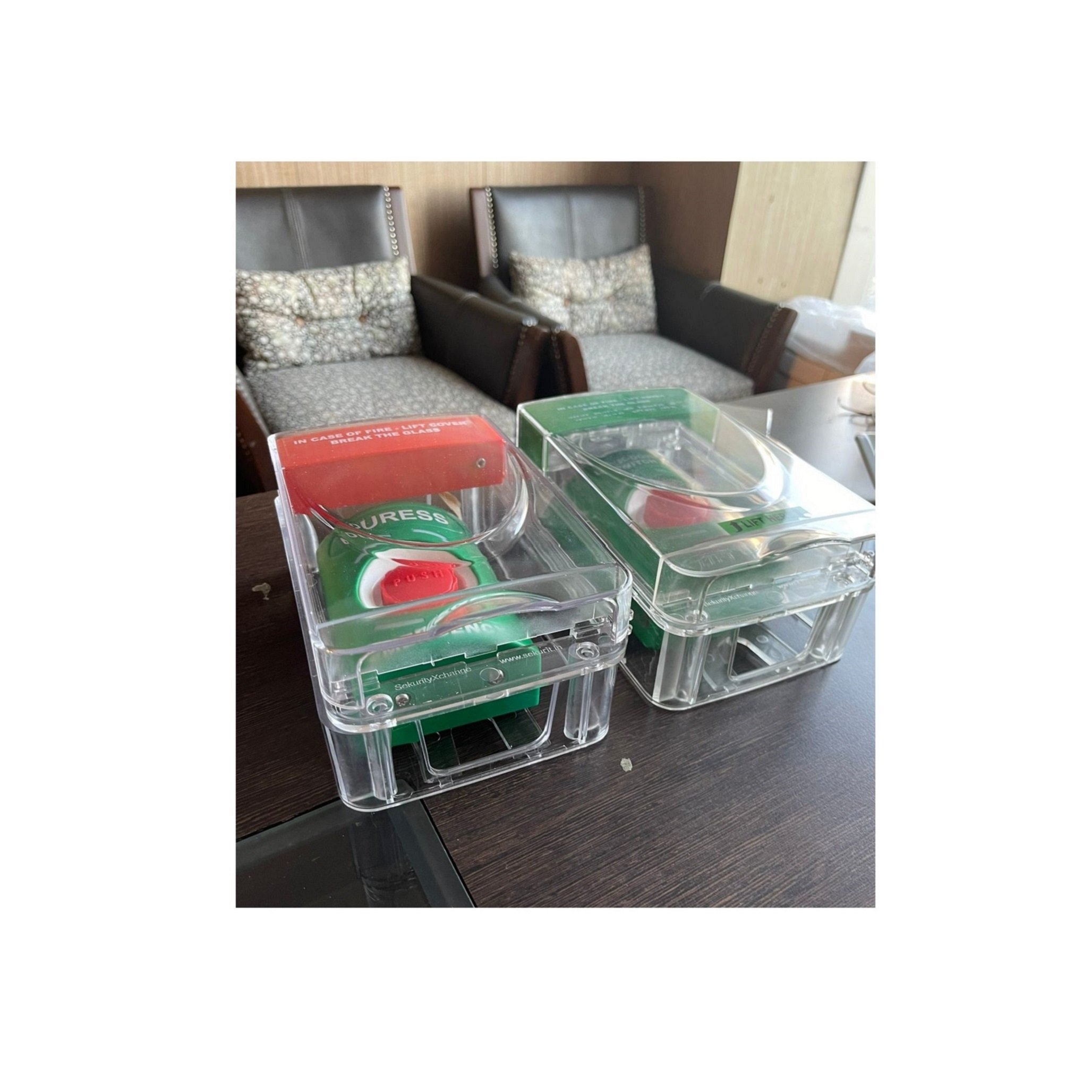 Mushroom Panic Button Low Power Wireless Duress Lock down Switch for Outdoor Use OEM ODM Supported Direct Export from India
