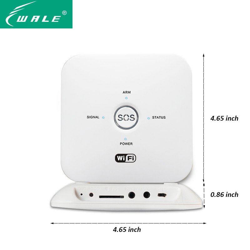 2024 Upgraded Standalone Home Office Shop Security WIFI Alarm System Kit, RoHs Test CE certificate Alarms