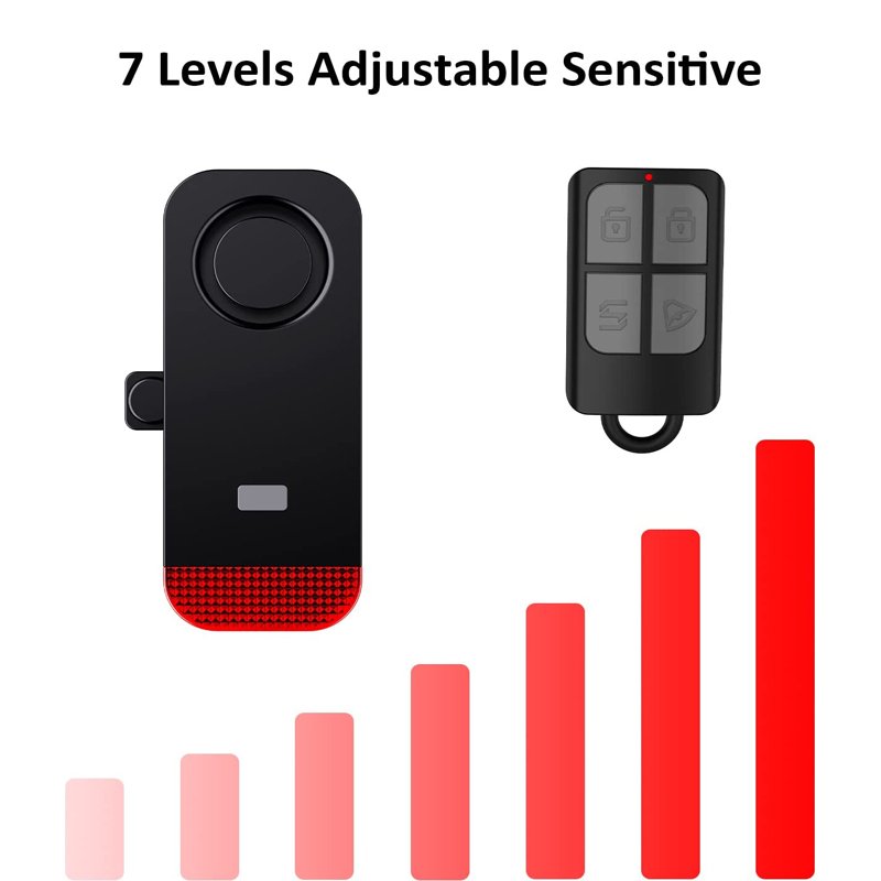 Kerui Wireless Motion Sensor Vibration Alarm IP65 Waterproof Anti-theft Bike Alarm System
