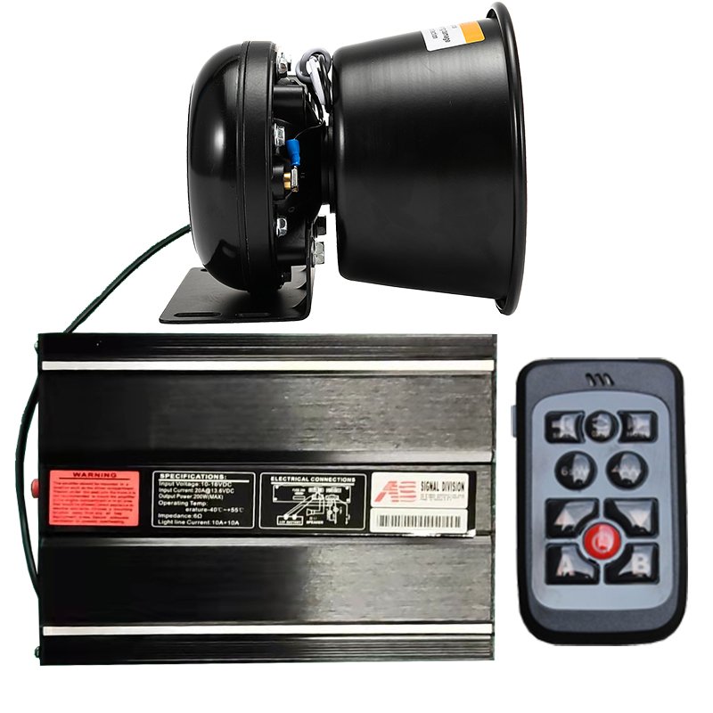 AS7200C 200W car alarm siren car siren sirena ambulancia emergency vehicle electronic ambulance firefighter siren