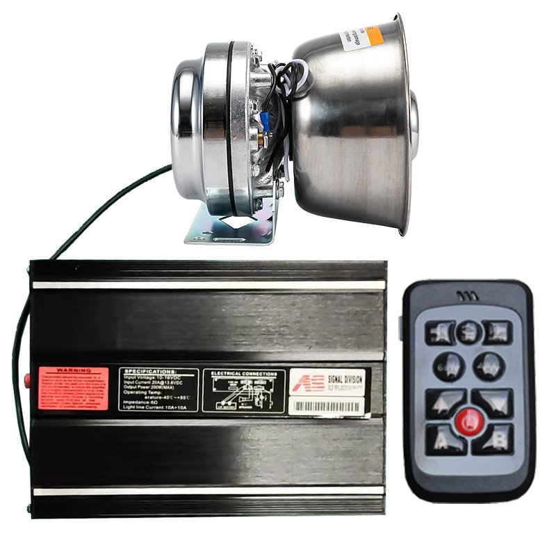 AS7200C 200W car alarm siren car siren sirena ambulancia emergency vehicle electronic ambulance firefighter siren