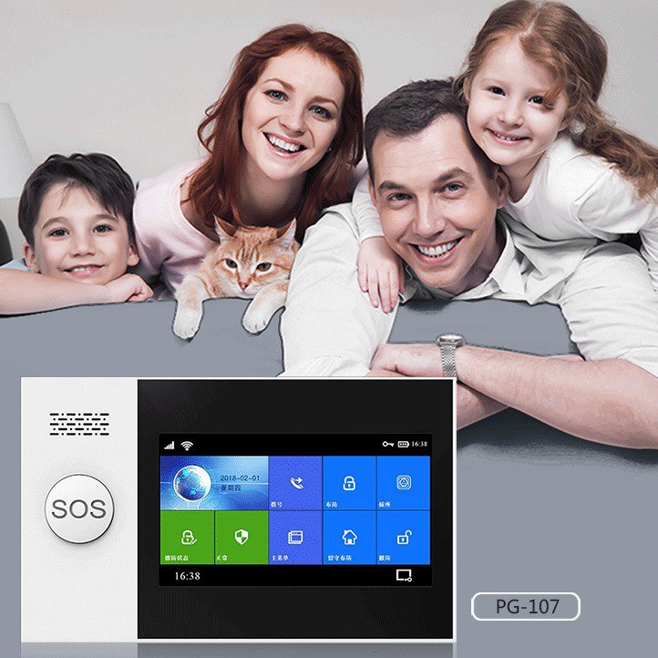 4GWifi Home Security Alarm Panel kit Anti-theft