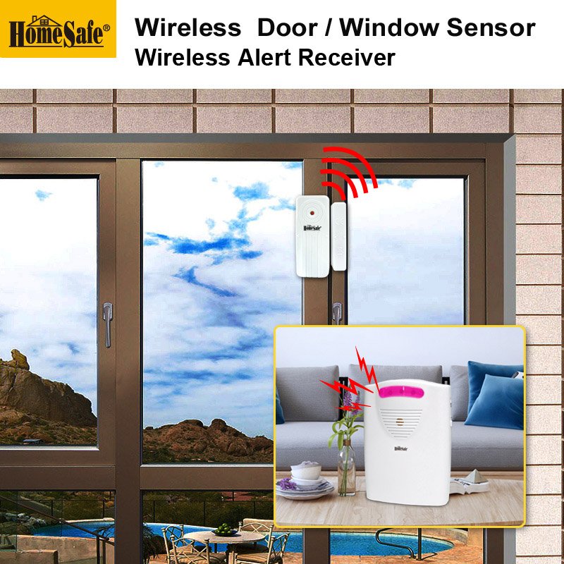 High quality wireless door magnetic sensor alarm anti-theft doors and Windows alarm doors and Windows open prompt