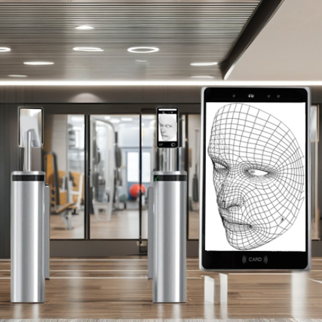 Edge-computering Biometrics Access Control System Face Recognition System For Time Management Gym Member Access Management