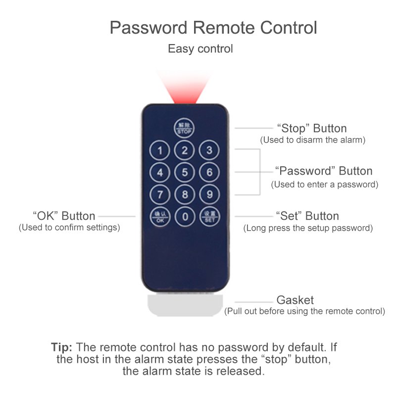 Cellphone Display Anti Theft Device Standalone Security Alarm System for Mobile Phone