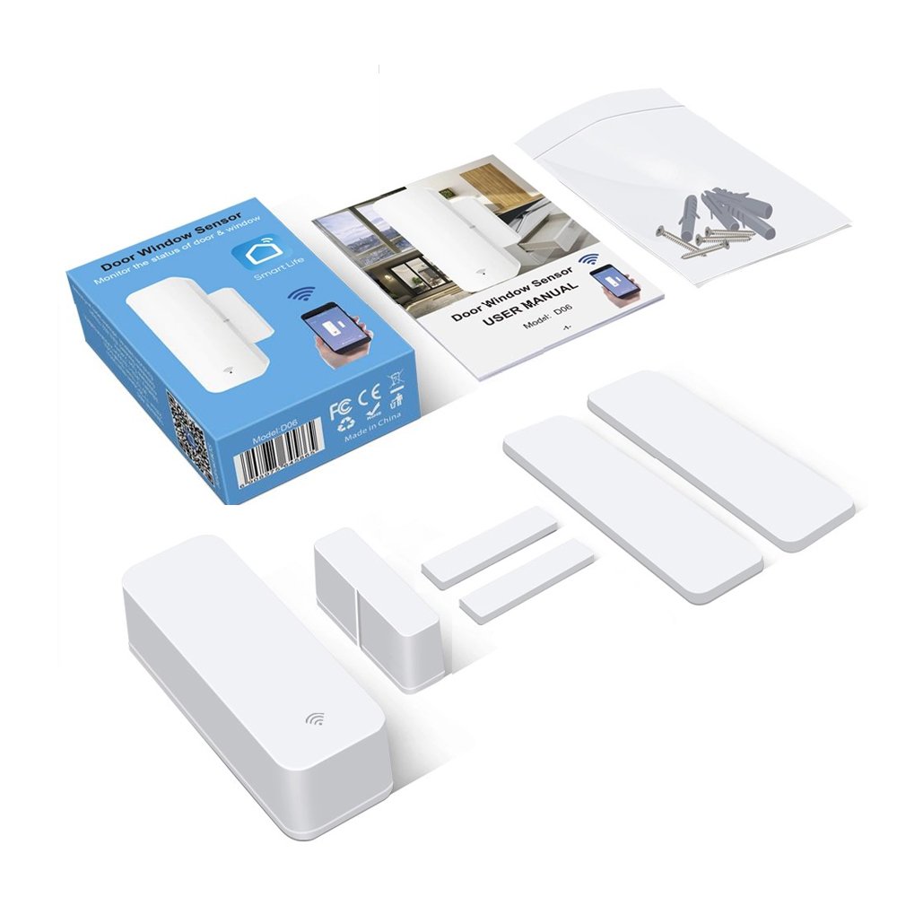 TUYA Wireless Wifi Smart Window Door Sensor For Home Security system Door alarm Sensor