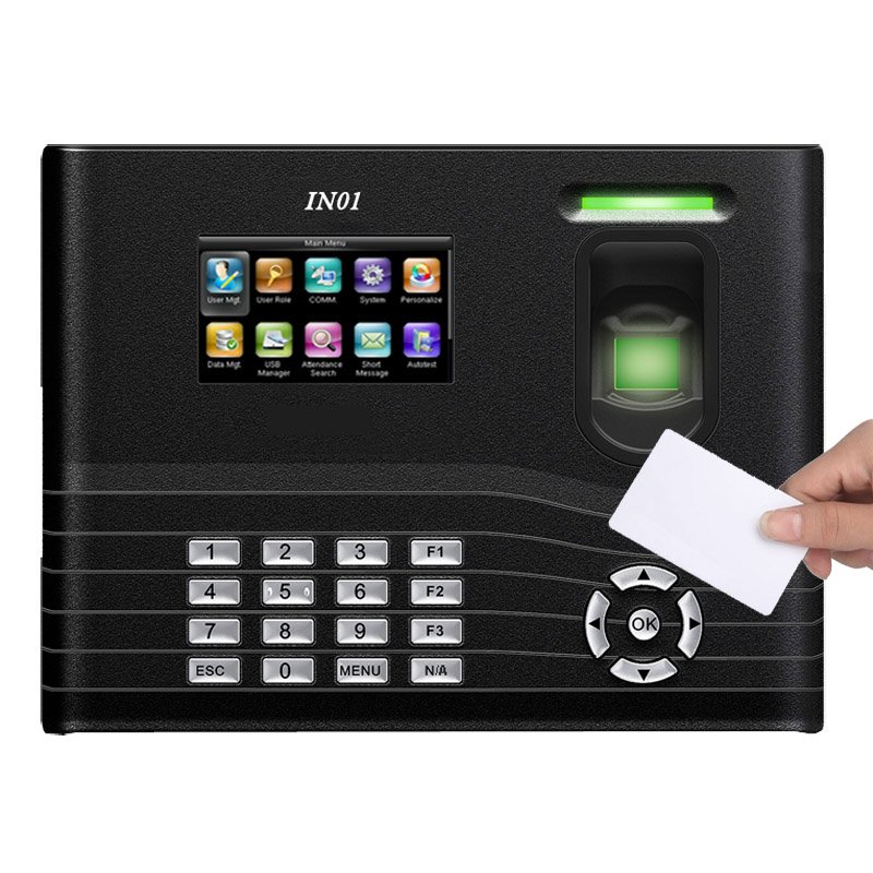 IN01-A TCP/IP USB Biometric Fingerprint Time Attendance System Office Time Clock Employee Recorder Device Door Access Control