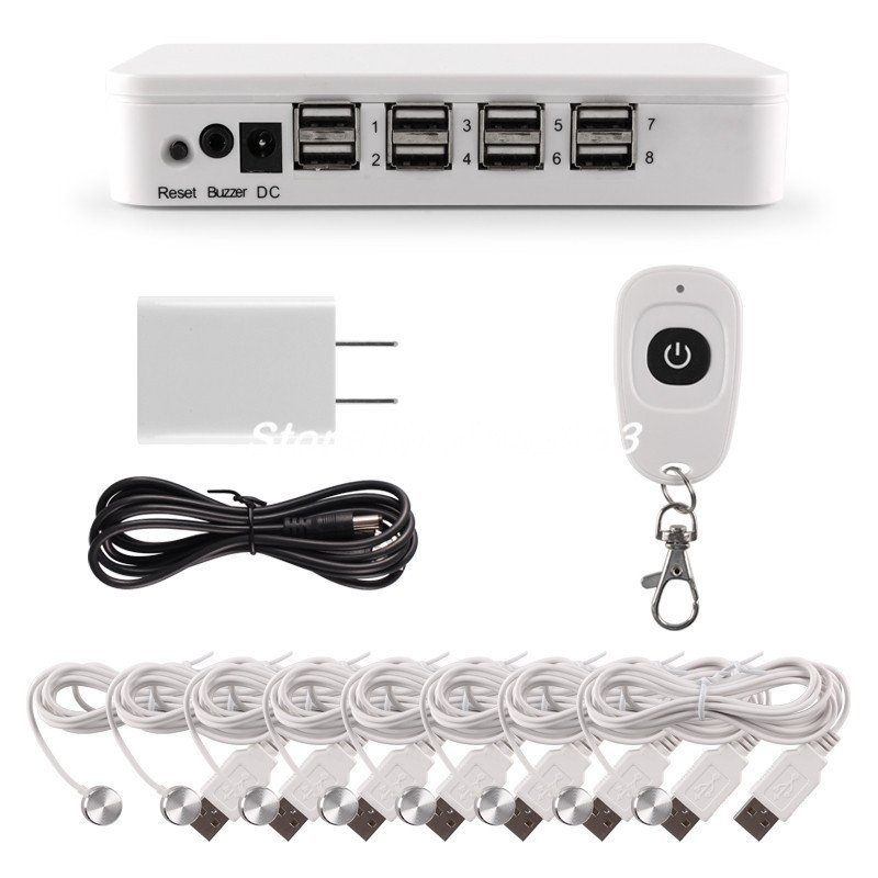 Centralized Laptop Security Alarm System PC Anti Theft Box Universal Display Sensor Cable For Keyboard,Mouse,Tablet,Phone,Watch