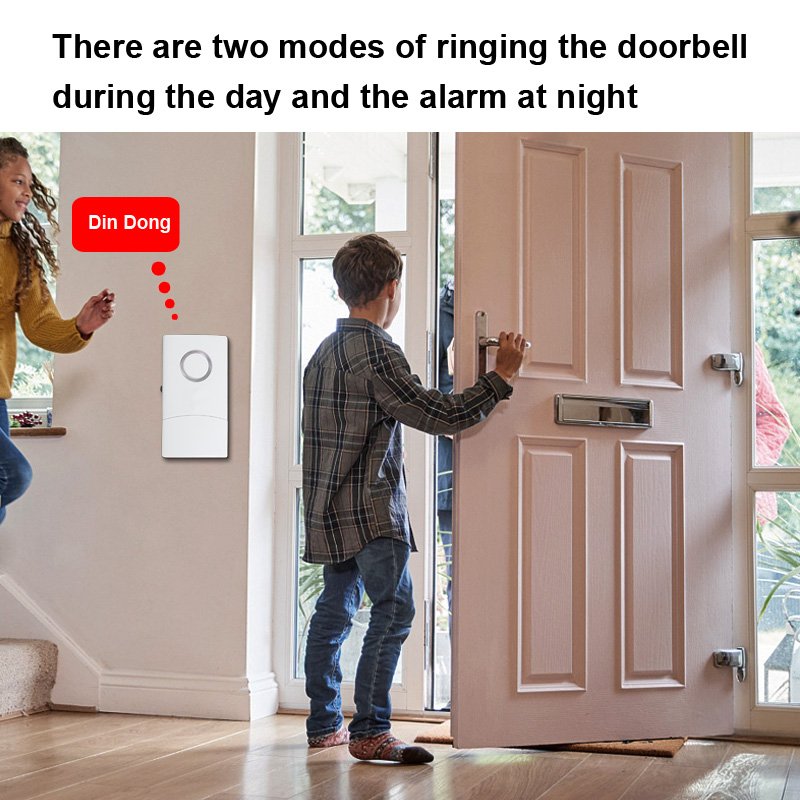 Easy mounting pressure mat alarm system Security Pad Doorbell alarm