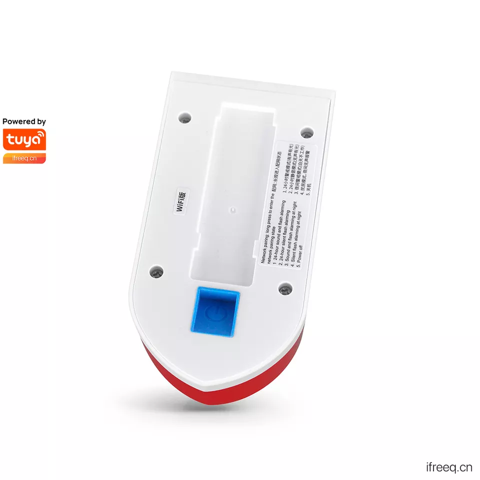 Tuya WiFi Motion Sensor Solar Powered Wireless Infrared Motion Sensor Detector Strobe Siren 120dB Alarm Waterproof PIR Sensor
