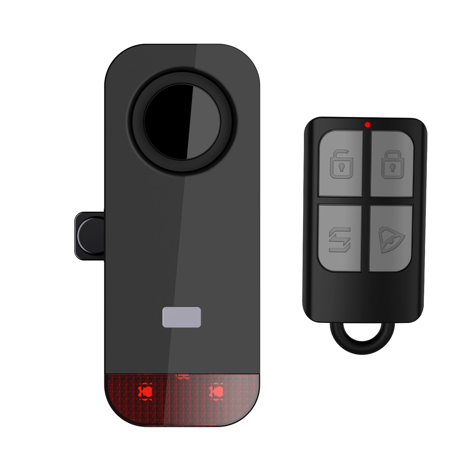 Safety gadgets Wireless Anti theft Bike Alarm 120dB Motorcycle Bicycle anti theft alarm Remote control 300m LED red light