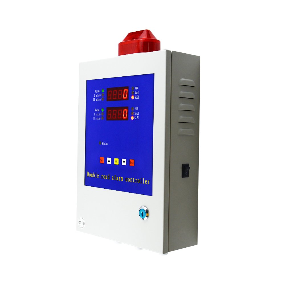 Online Gas Detection System LPG H2S O2 Gas Detector Alarm Controller