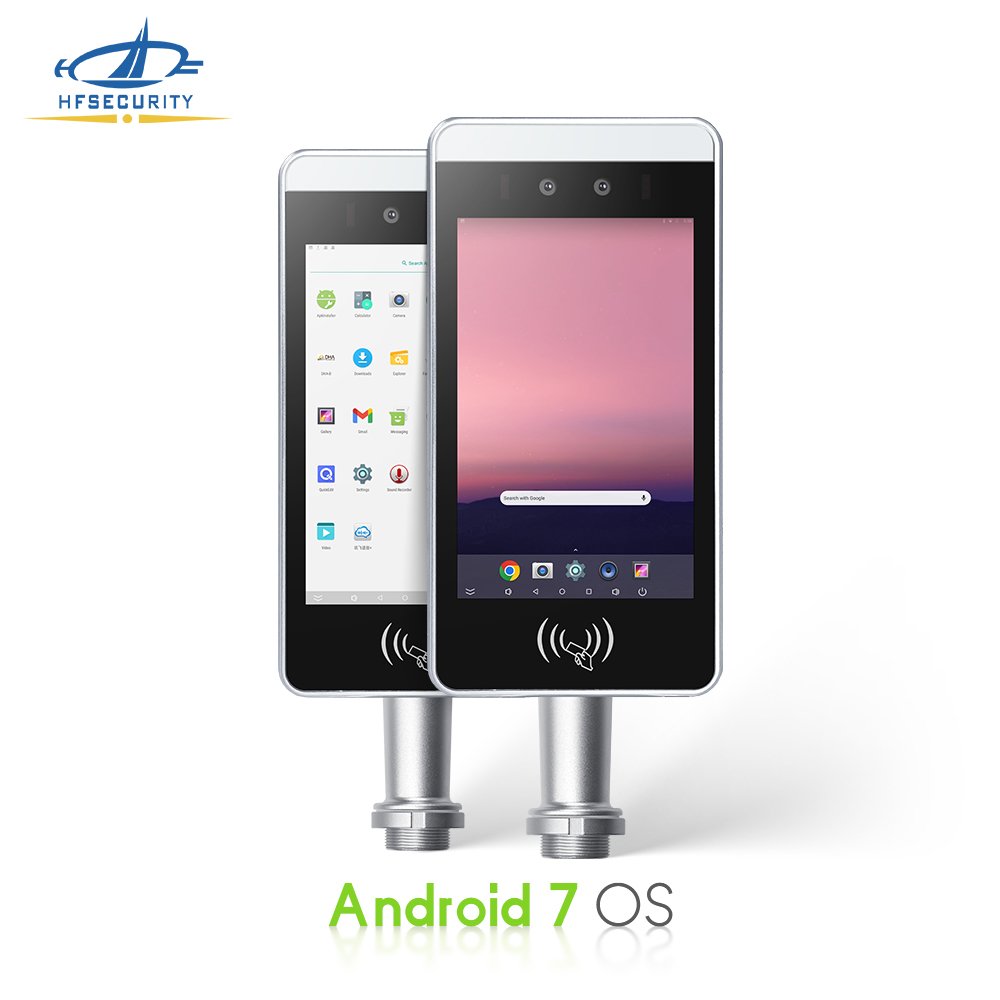 HFSecurity RA08 Face Recognition Card Reader Systems Android OS Newest Door QR Code Scan Access Control