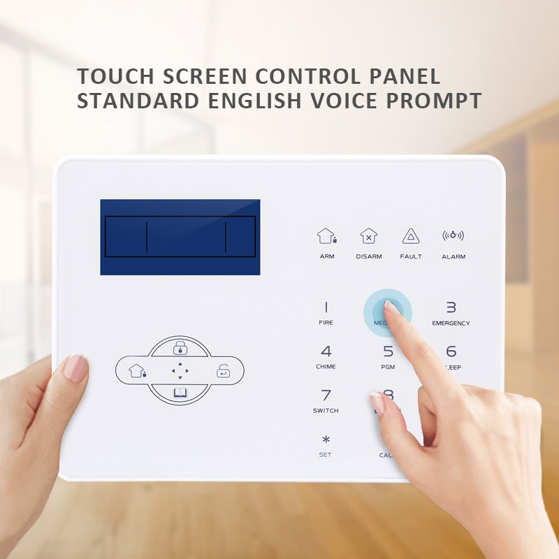 433mhz 868mhz Focus wireless home alarm system ST-IIIB GSM PSTN 110dB French English Voice App Control for prevent burglar theft