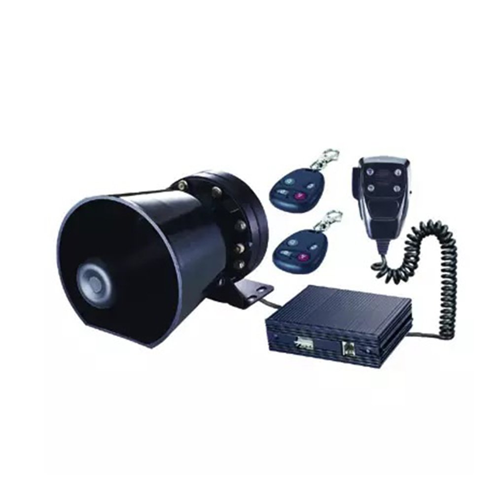 High Quality Black Car Ambulance Buzzer Horn Security Alarm System Siren Horn