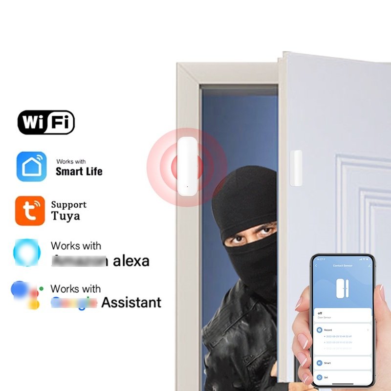 Tuya Wifi Alarm System Door Window Sensors Door And Window Sens Alarm System
