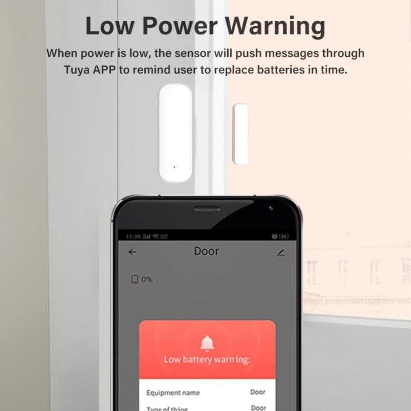 Tuya Wifi Alarm System Door Window Sensors Door And Window Sens Alarm System