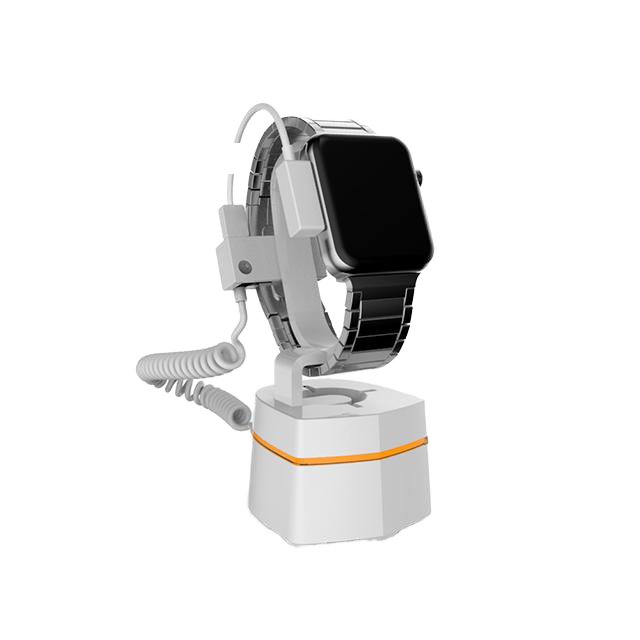 HeyShow Smartwatch Display Stand BT Anti-Theft Holder with Alarm System Black & White for All Watches