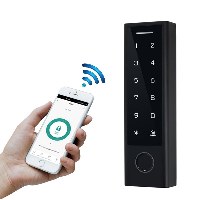 Smart Lock Fingerprint Rfid Biometric Tuya Wifi Doorbell Door Access Control System Smart Door Locks Keypad