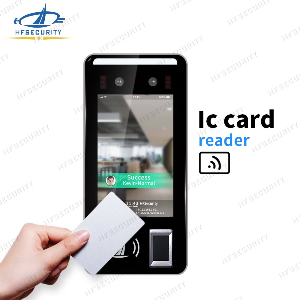HFSecurity FR05 Android 11.0 Biometric AI 3D Face Recognition Wiegand Device Access Control System with Free Software