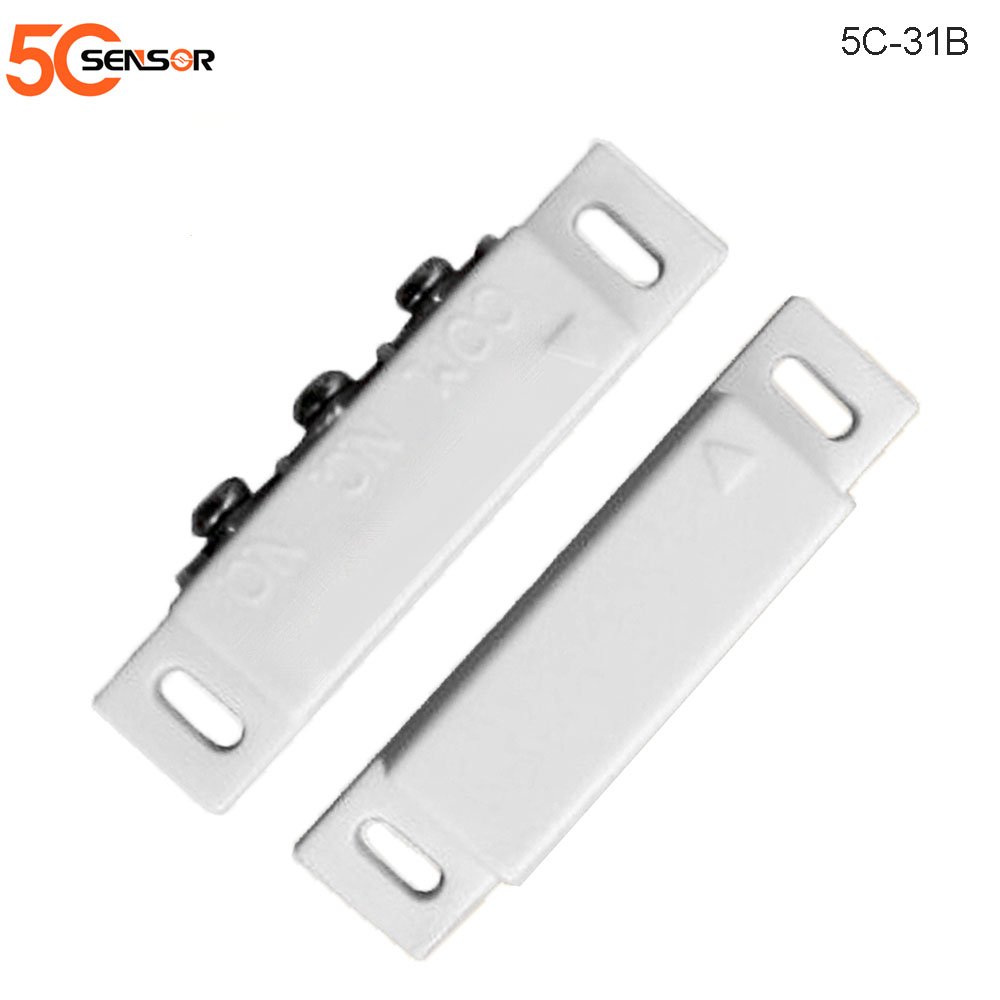 5C-31 Home Security System Magnetic Switch Wooden Door and Window Sensor with CE ROHS Made of Plastic and ABS Material