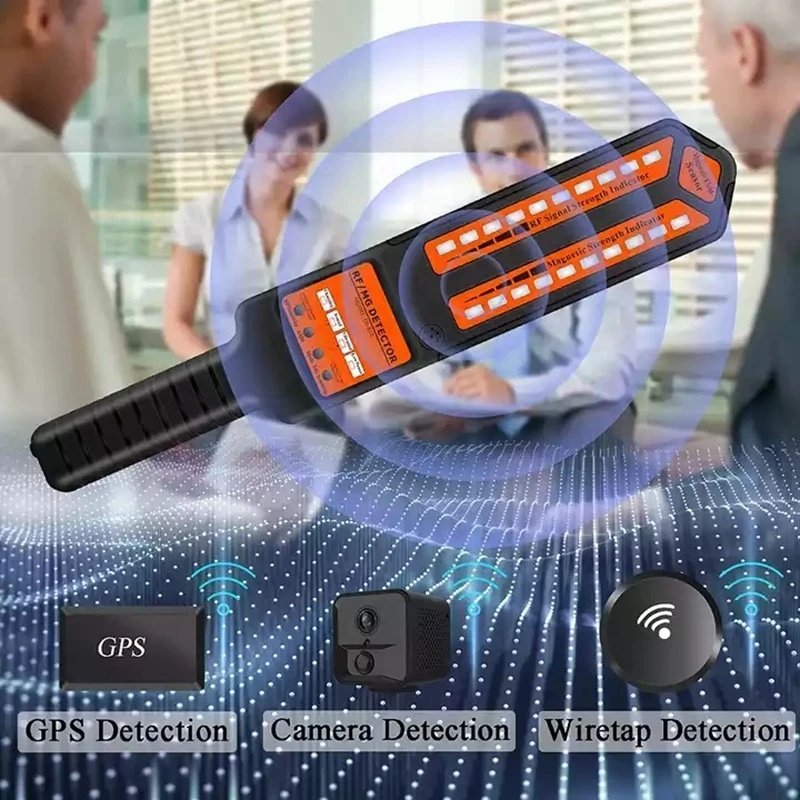 Handheld DS810 Anti-Tracking RF Signal Detector Wireless Camera for Mobile Phone Car GPS Alarm System Security Protection DS208