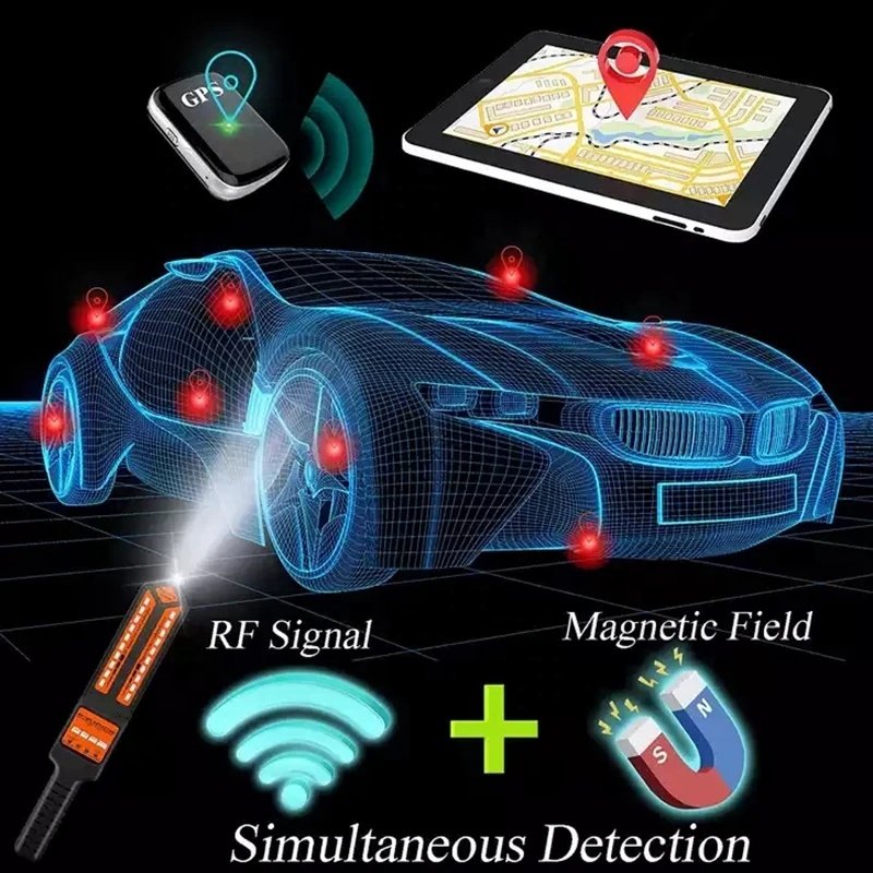 Handheld DS810 Anti-Tracking RF Signal Detector Wireless Camera for Mobile Phone Car GPS Alarm System Security Protection DS208