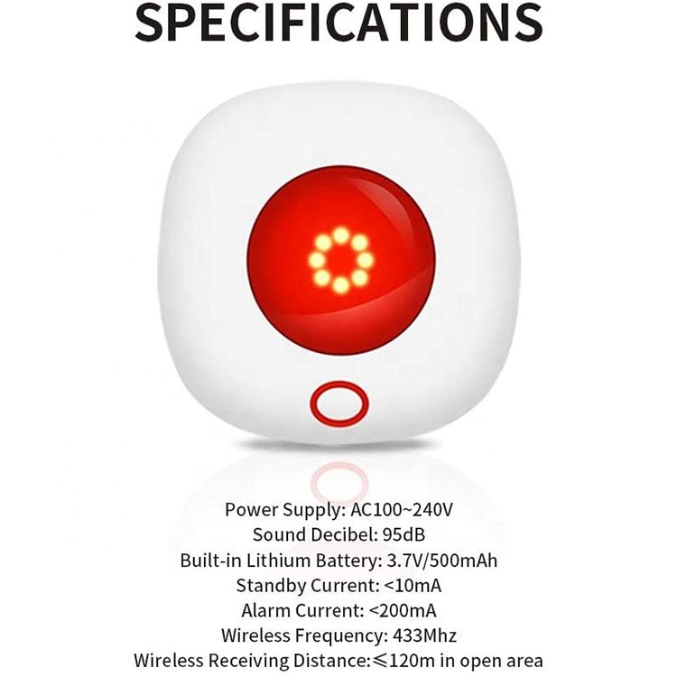 Home Warehouse Office Store Wireless Window and Door Burglar Security System panic siren alarm system