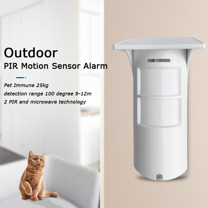 Home Security Alarm System Outdoor PIR Motion Sensors