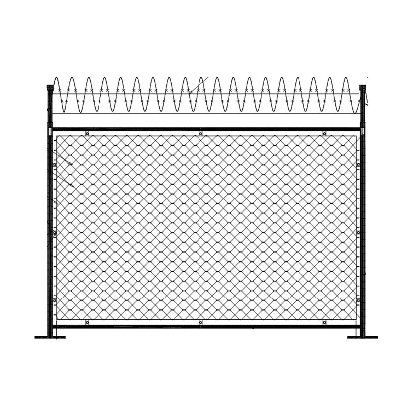 Kazakhstan Frontierr Perimeter Security Intrusion Detection Fence Alarm System