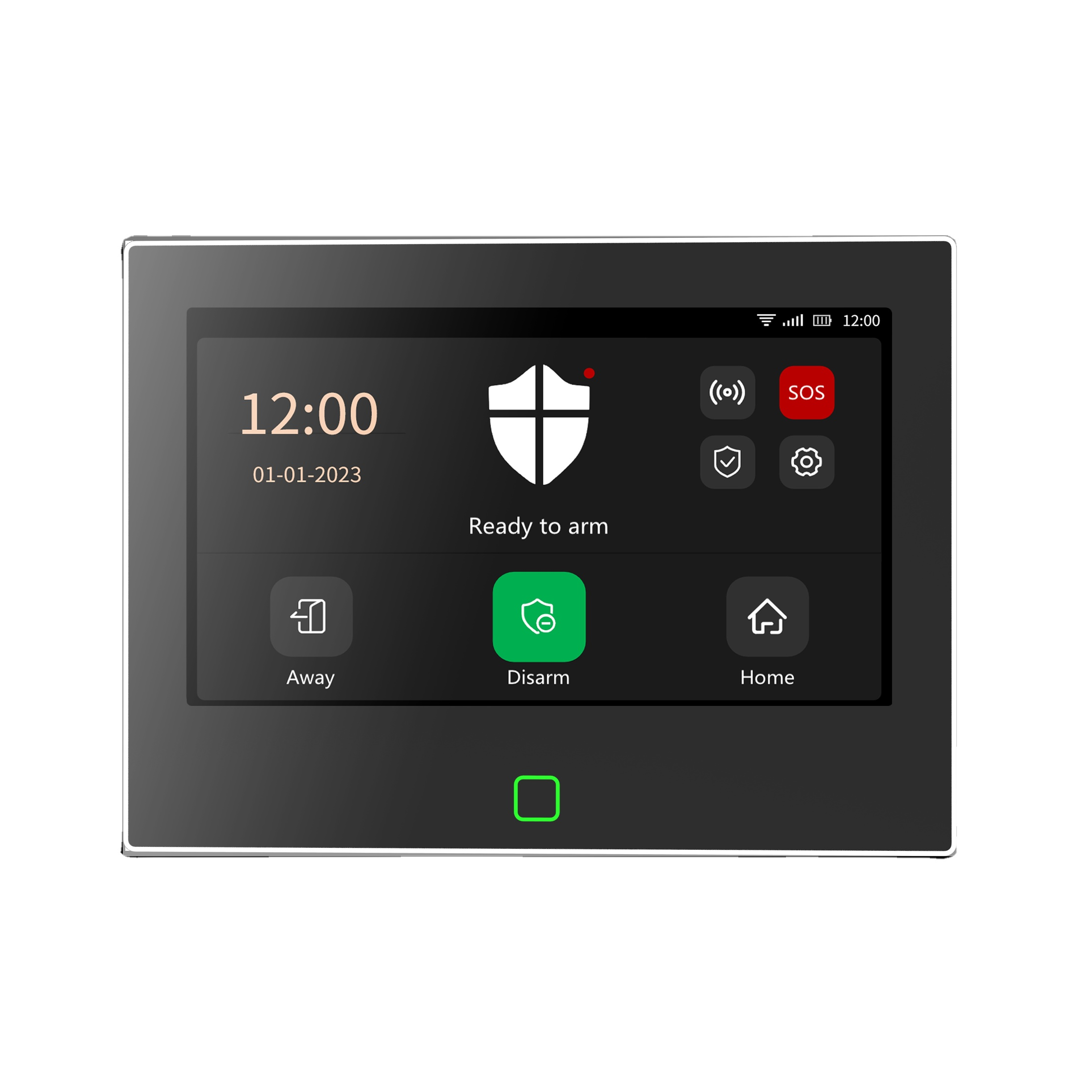 7inch Touch Screen Fingerprint 8 Wired Zones Wireless GSM 4G+WIFI Burglar Wireless Home Security Alarm System