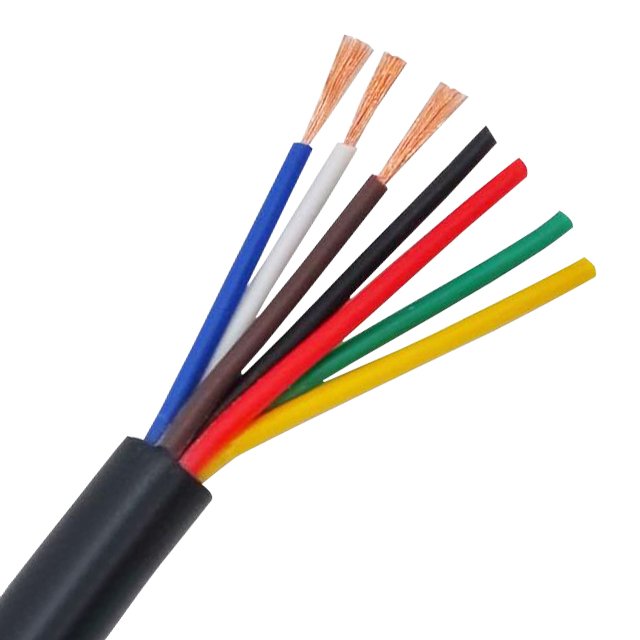 Factory Price 7 core 1.5mm Copper Core PVC Insulated Flexible Cable for Burglar Alarm System Mechanical Equipment Control Cable