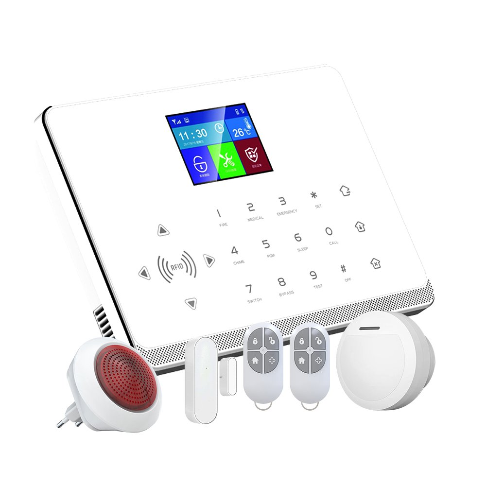 China Factory Seller Security Office Smart Home Wireless With Camera Wi-fi Alarm System