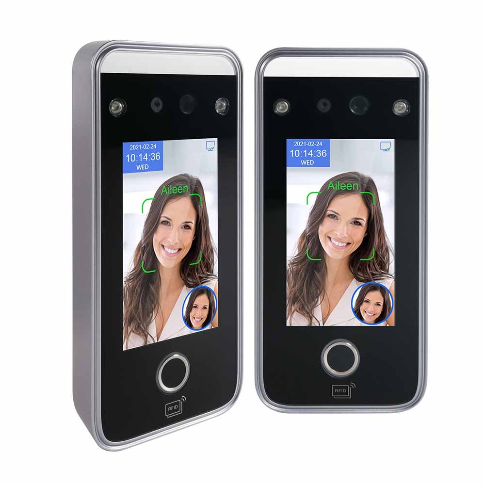 Free Software Wifi RJ45 Fingerprint AI Face Recognition Biometric Access Control System And Time Attendance RFID Card