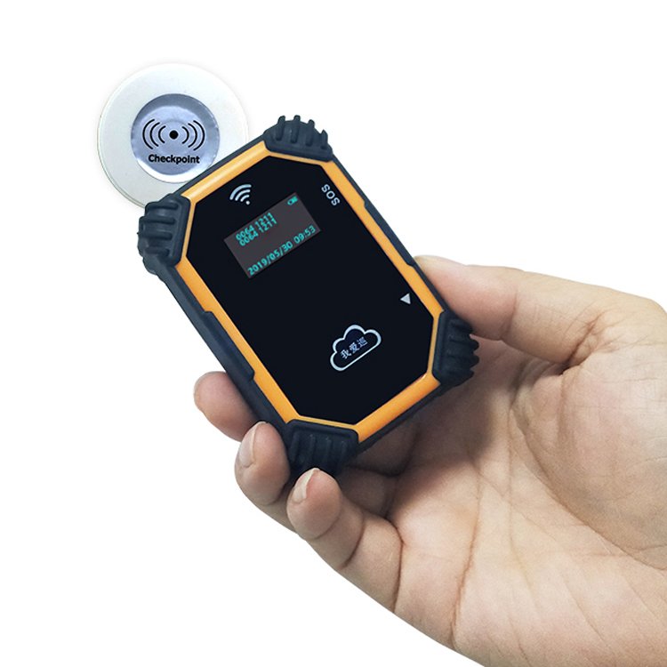 Waterproof Security Guard Patrol Management Reporting RFID Card Web Cloud Software Checkpoint System