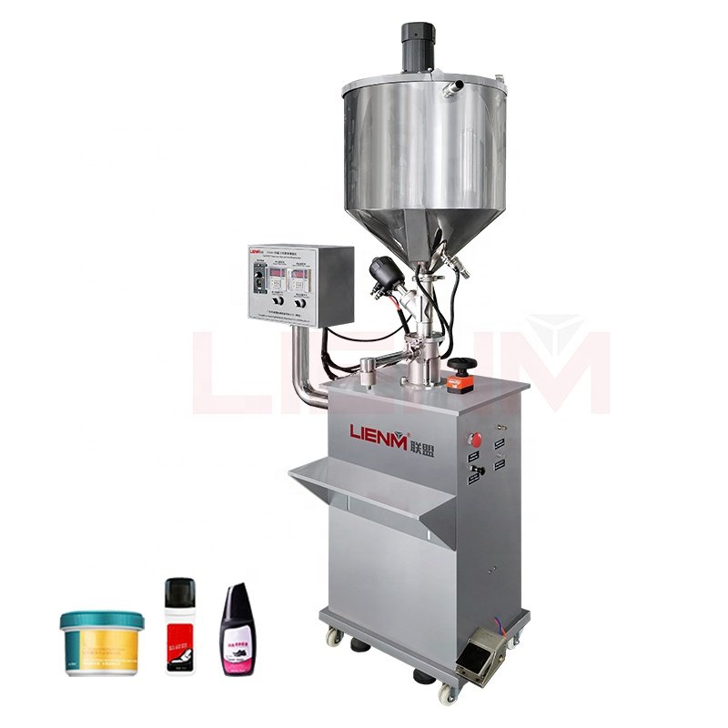 Automatic Viscous Hot Candle Heating Filling Machine Thick Paste Hair Wax Making Machine For Hair Wax Filling Production Line