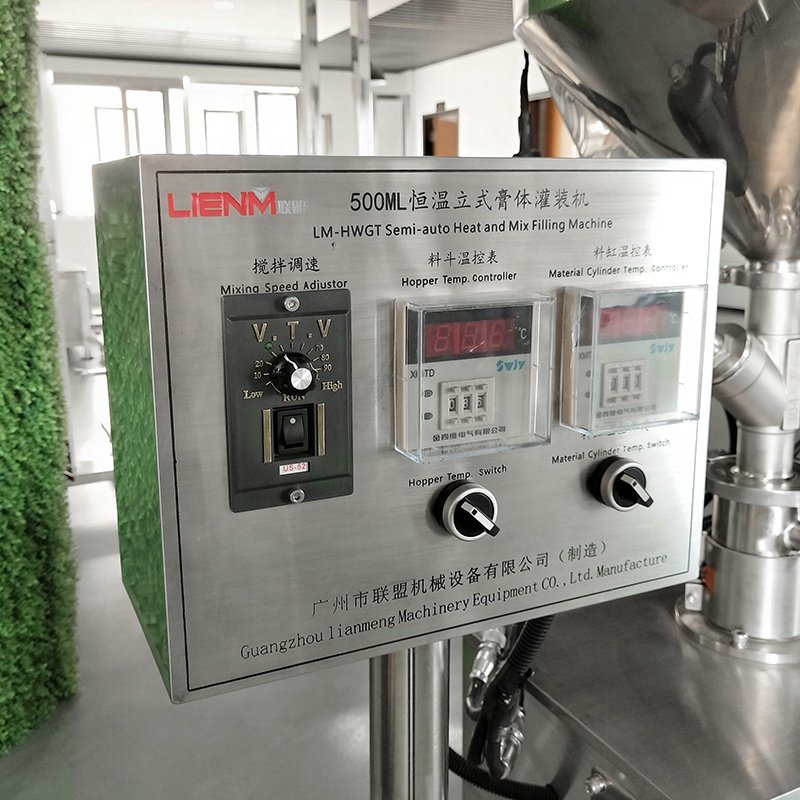 Automatic Viscous Hot Candle Heating Filling Machine Thick Paste Hair Wax Making Machine For Hair Wax Filling Production Line