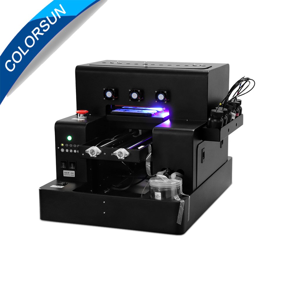 Best price for A4 UV printer for Pen MDF PVC card golf ball with RIP software