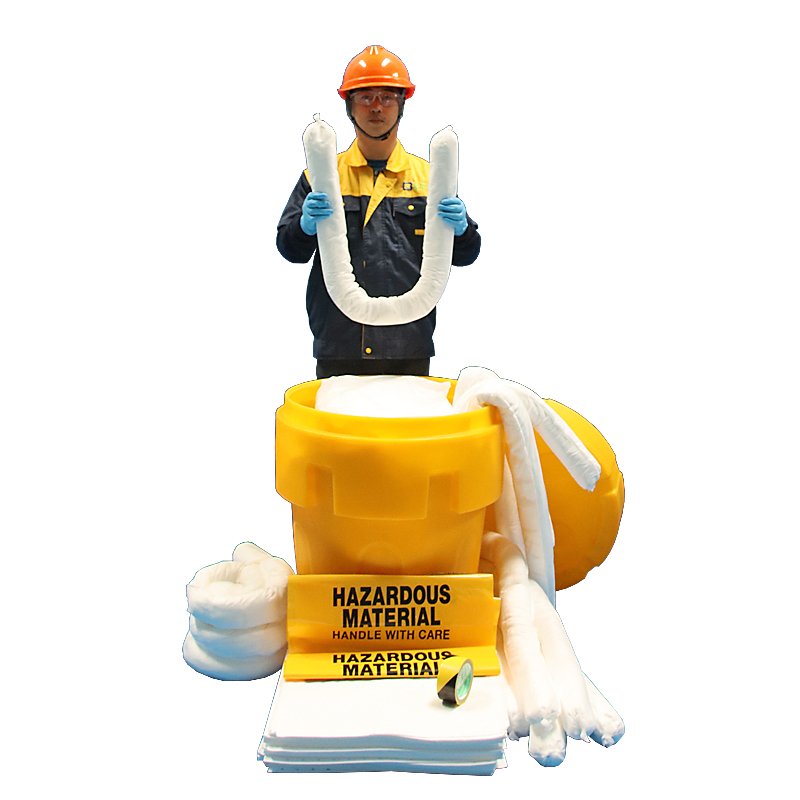 Chemical oil spill control spill kit safety emergency kit