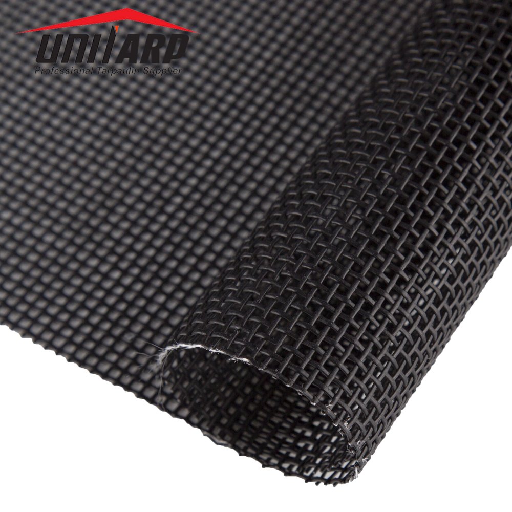 High Strength 1000 Denier Polyester Coated PVC Mesh Fabrics for Outdoor Fence Protection and Bags