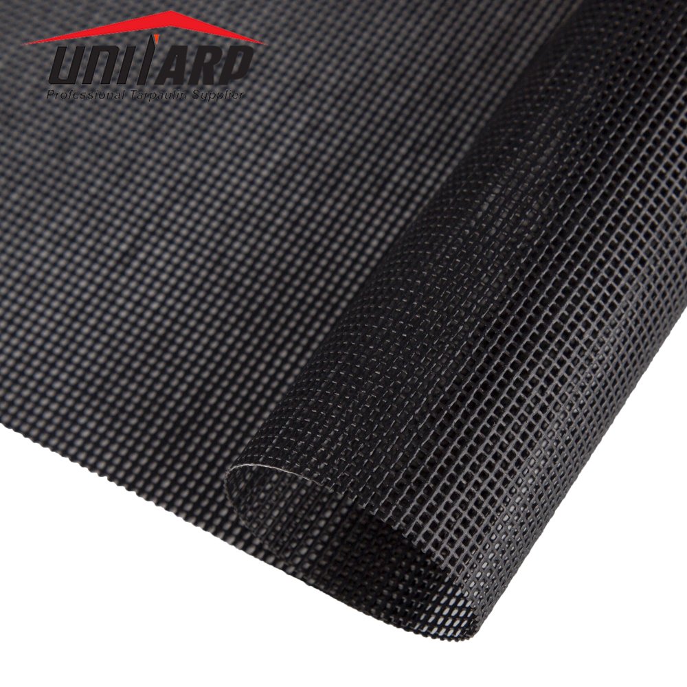 High Strength 1000 Denier Polyester Coated PVC Mesh Fabrics for Outdoor Fence Protection and Bags