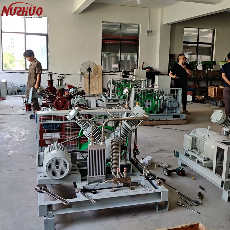 NUZHUO Golden Supplier High Pressure Nitrogen Compressor 100Nm3/Hr Industrial O2 Compressor